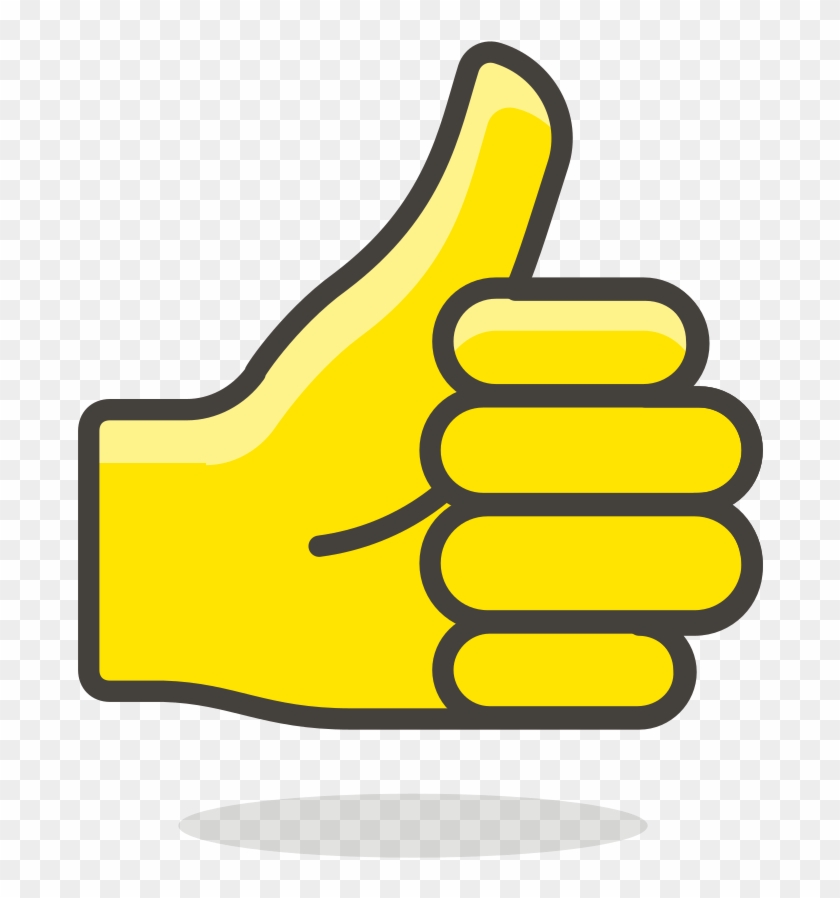 375 Thumbs Up - อิ โม จิ นิ้ว โป้ง Clipart