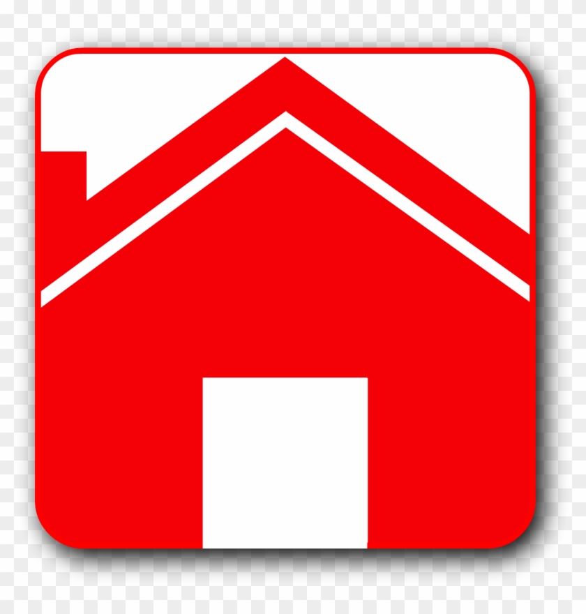 Red Home Icon Png Clipart