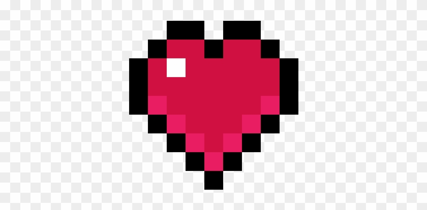 Corazon Pixel Art - It's Dangerous To Go Alone Take This Heart Clipart