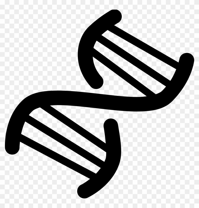 Black And White Library Helix Clipart Backgrounds Great - Biotech Icon - Png Download #3004094