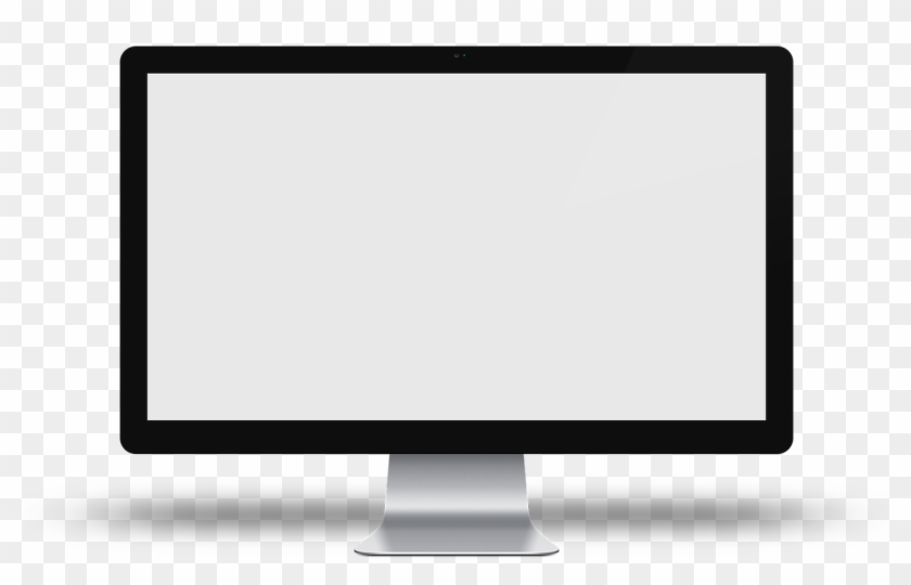 Mac Blank - Apple Display Mockup Clipart