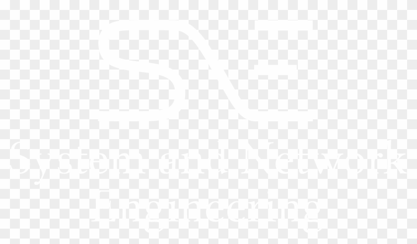 Logo Sne/logo Sne Big White Inv - Logo Network Engineer Png White Clipart #3005586