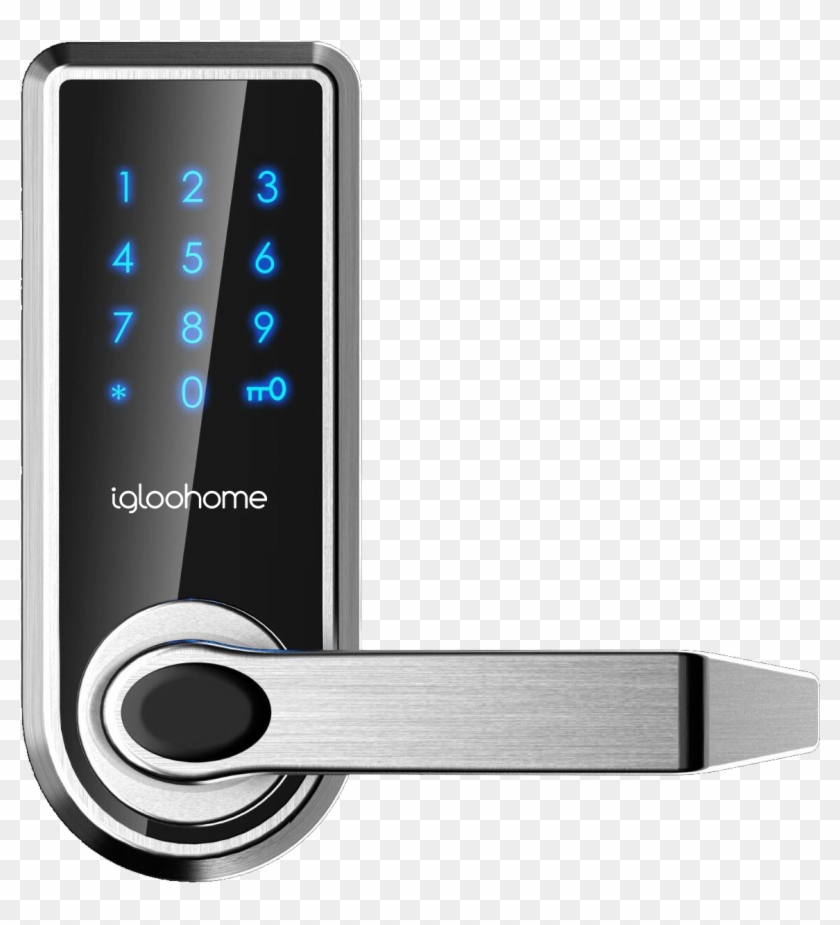 How The Igloohome Smart Lock Works Offline - Smart Door Lock Png Transparent Clipart #3005783