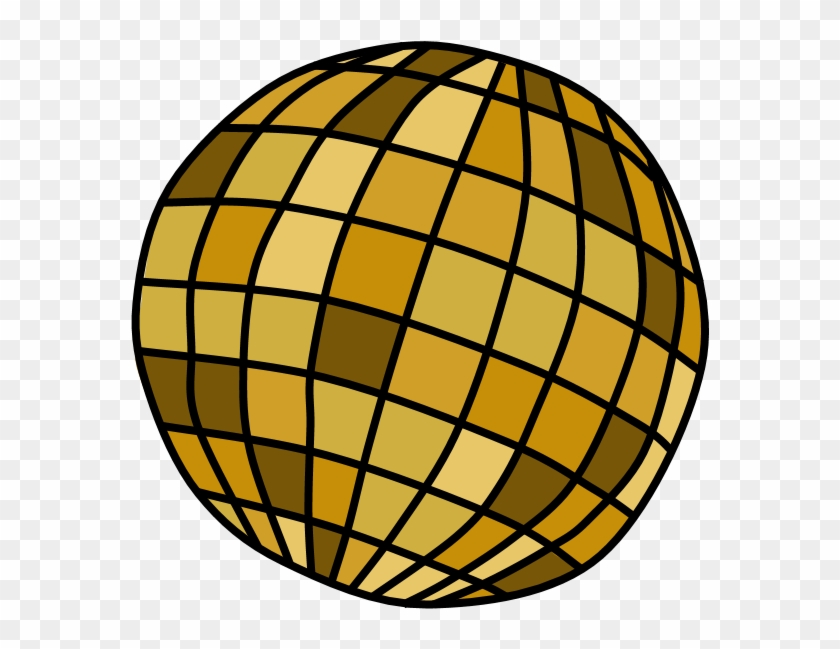 Disco Ball, Gold, Png - Portable Network Graphics Clipart #3005837