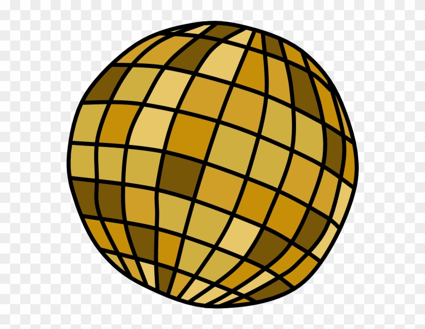 Disco Ball, Gold, Png - Portable Network Graphics Clipart