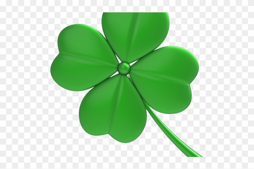 Shamrock Png Transparent Images - Four Leaf Clover Transparent Background Clipart #3006151