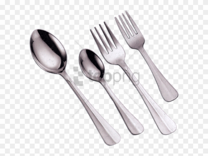 Free Png Gold Spoon And Fork Png Png Image With Transparent - Spoons And Forks Png Clipart #3006298
