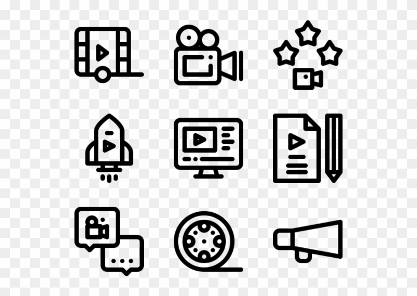 Movie Trailer - Novios Iconos Png Clipart #3007196