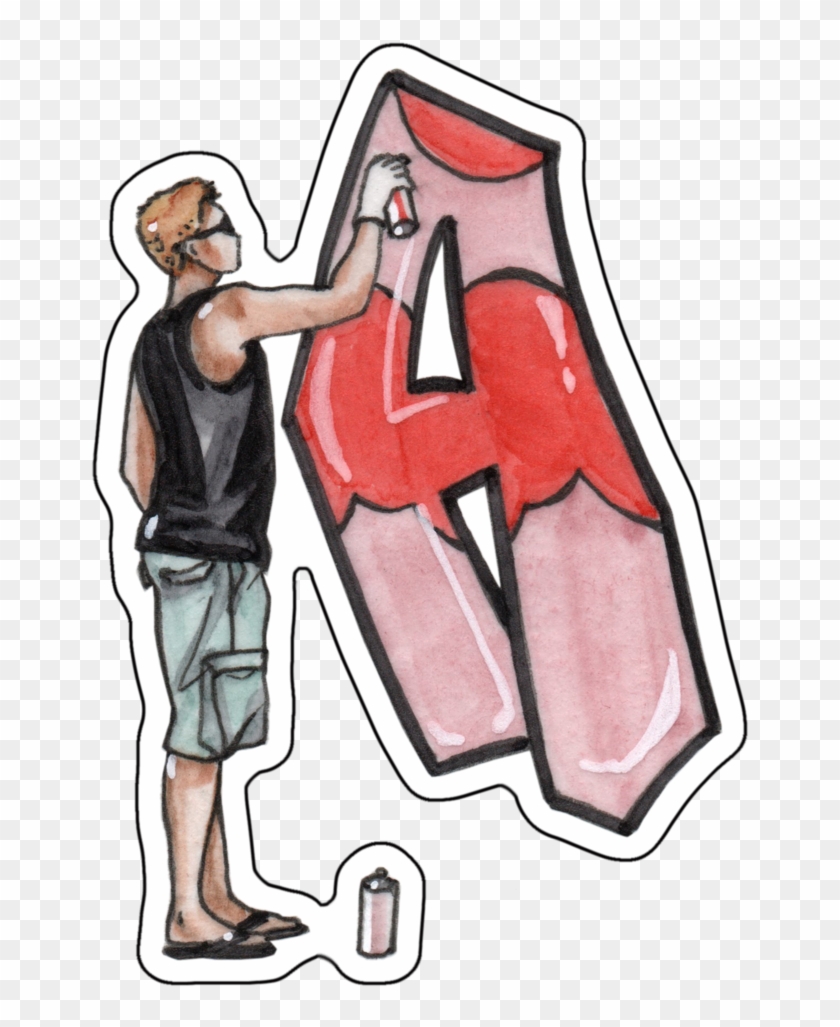 People Graffiti Png Clipart #3007598