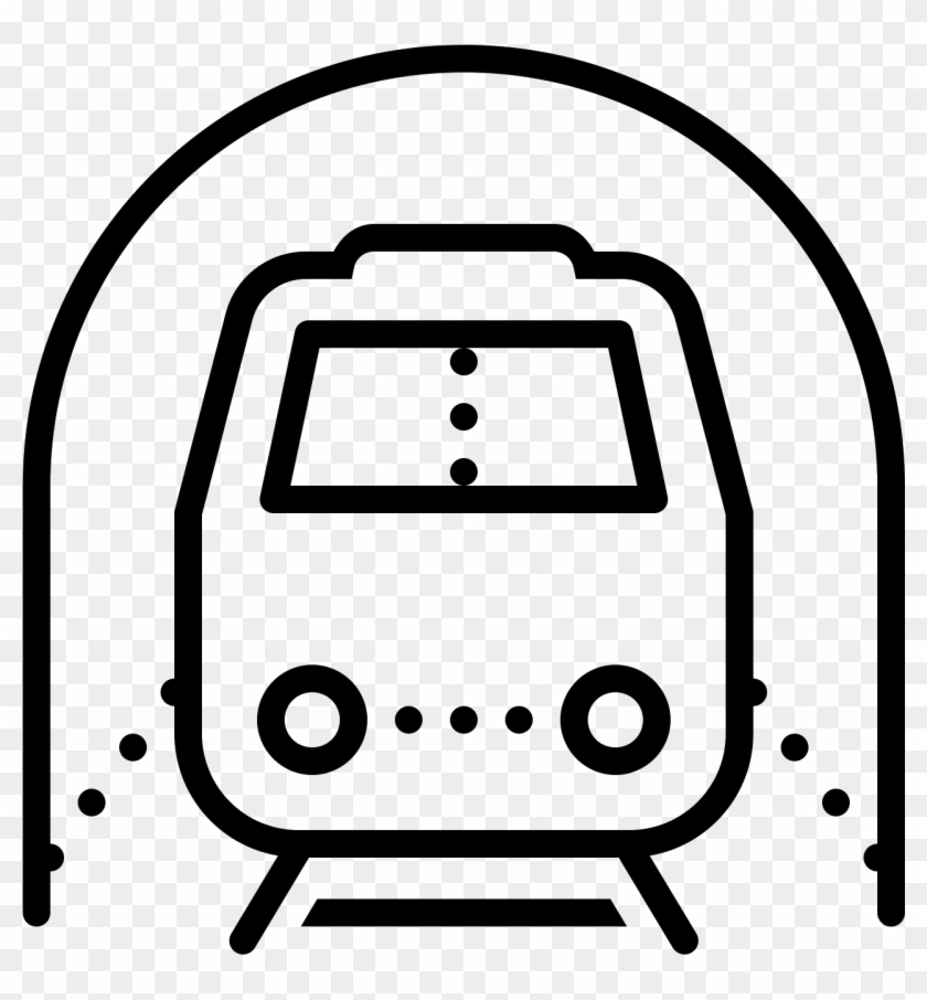 It's An Icon For A Subway Train - Transport Clipart #3007811