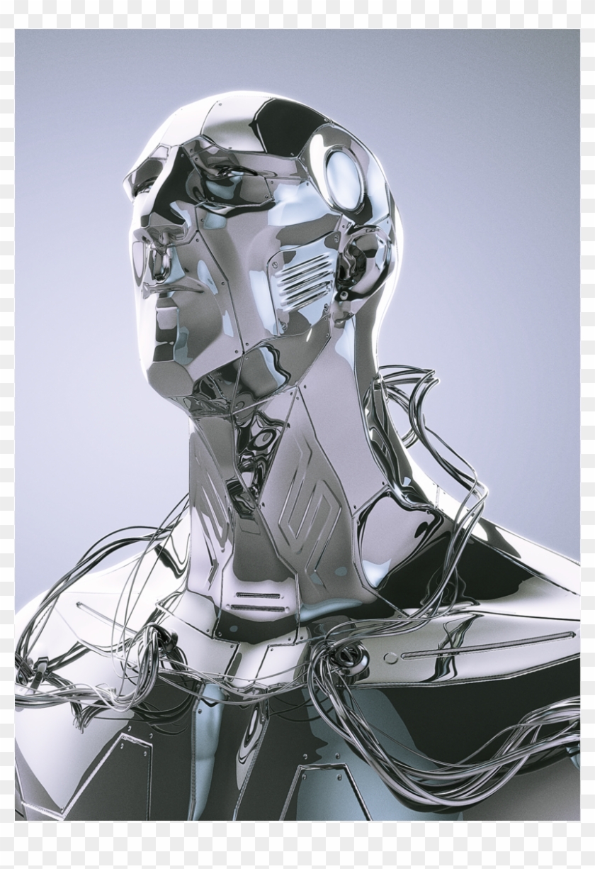 Sad Robot Landscape5 Clipart
