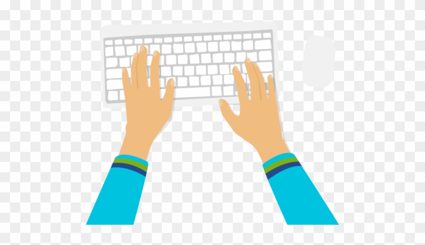 Hand Tastatur Sgber - Proloquo For Text Clipart