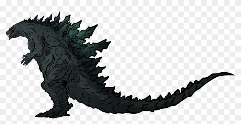 Alligator Drawing Godzilla - Godzilla Planet Of The Monsters Drawing Clipart