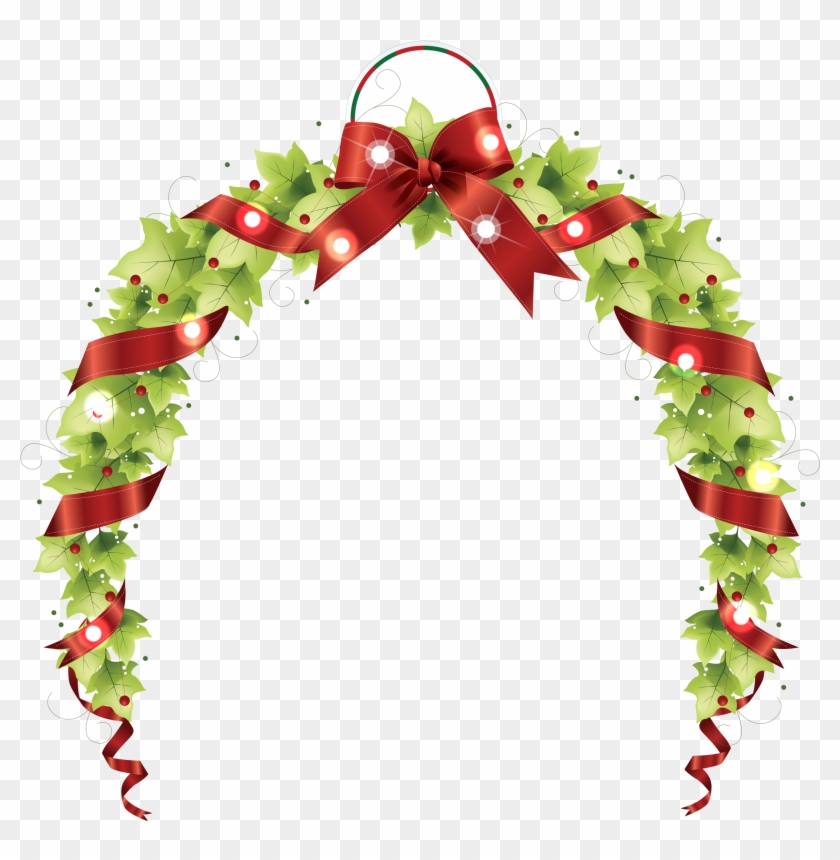 Tube Noel Rustic Wreath Clip Art Fall Wreath Clip Art - Christmas Vector - Png Download #3008791