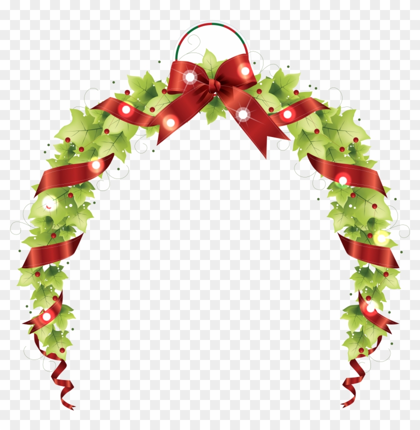 Tube Noel Rustic Wreath Clip Art Fall Wreath Clip Art - Christmas Vector - Png Download