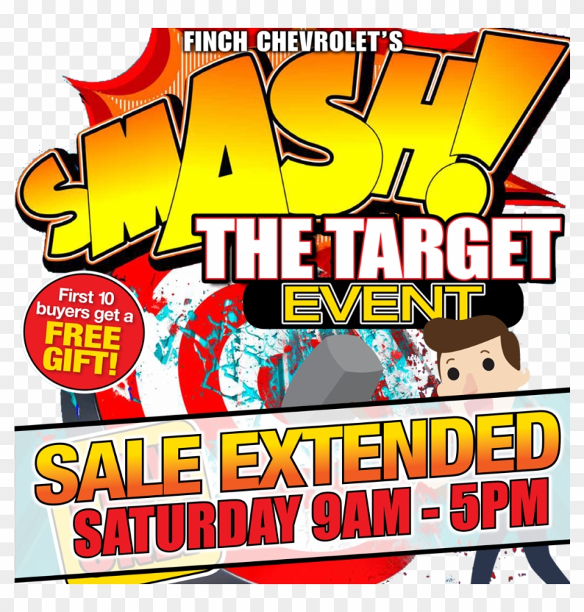 Smash The Target Event - Poster Clipart #3008795
