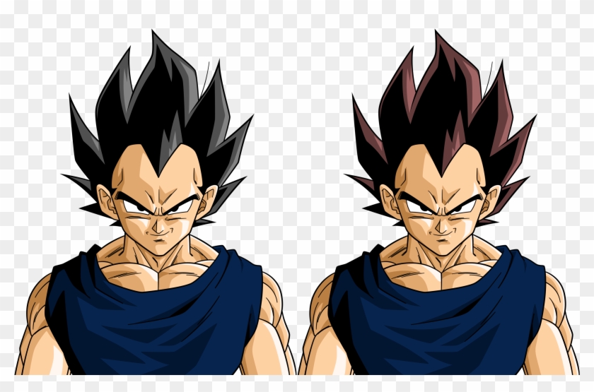A/ - Dragonball Vegeta Hair Colour Clipart #3008822