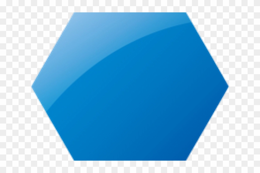 Blue Hexagon Png Clipart #3008910