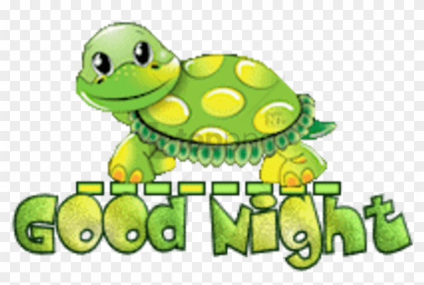 Free Png Good Night - Cute Turtle Good Night Clipart #3009122