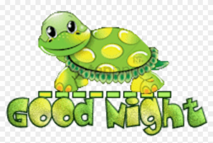 Free Png Good Night - Cute Turtle Good Night Clipart