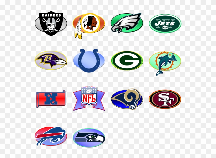 Free All Nfl Logos Png - Oakland Raiders Clipart