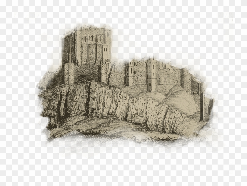 Drawn Shield Castle - Ruins Clipart #3009915