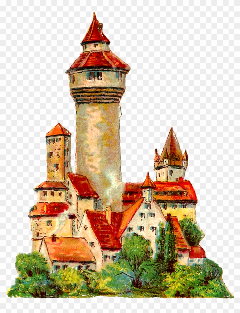 The Second Digital German Architecture Image Is Of - Steeple Clipart