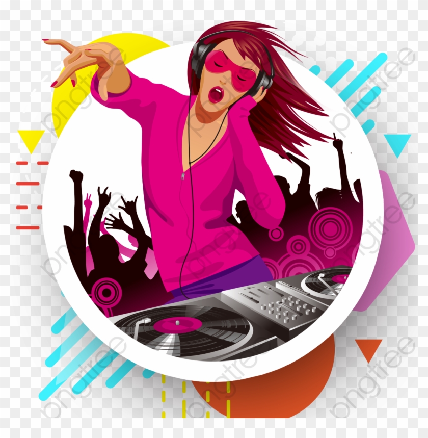 Dj Clipart Png - Music Vector Transparent Png
