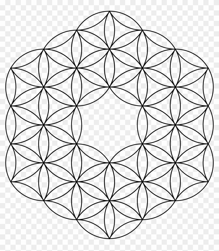 This Free Icons Png Design Of Flower Of Life Donut - Flower Of Life Png Clipart #3010777