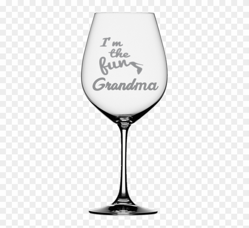 Fun Grandma Wine Glass - Wine Glass Wedding Quotes Clipart