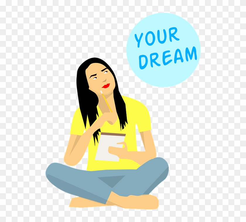 Contemplation, Women, One Woman Only, People - Sitting Clipart