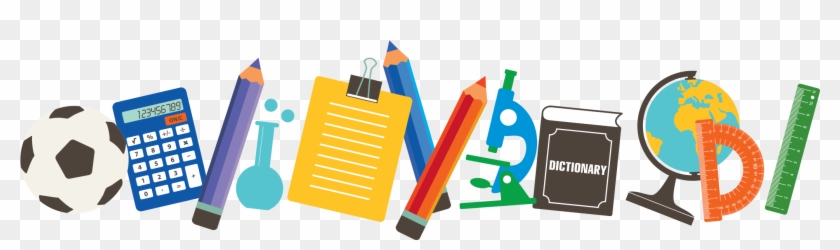 School Material 2100*791 Transprent Png Free - Зменшуване Від Ємник Різниця Clipart