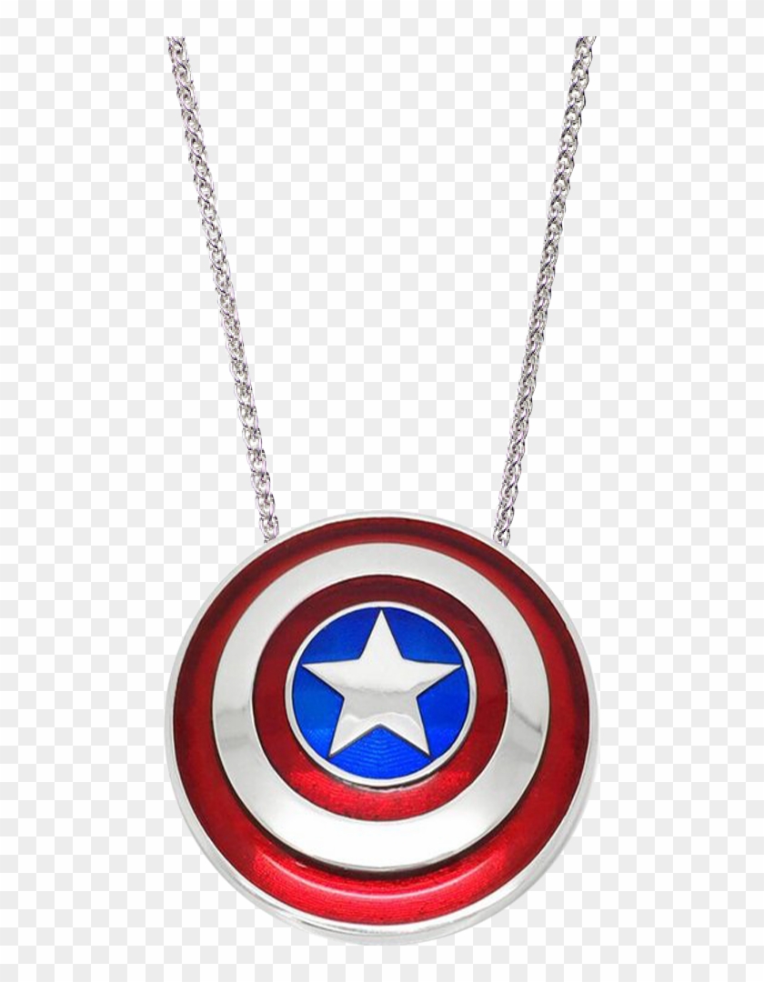 Captain America Shield Necklace Clipart