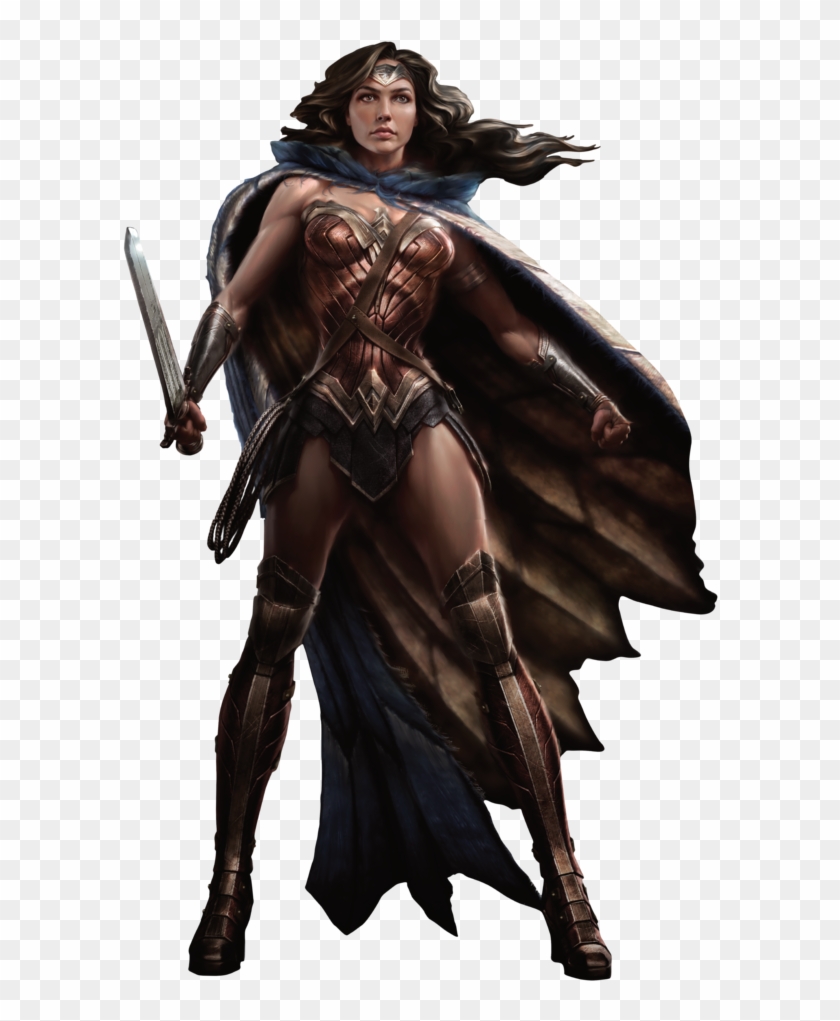 Wonder Woman Clipart Clip Art - Wonder Woman Bvs Art - Png Download #3012153
