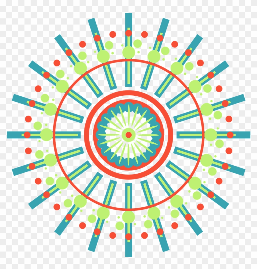 Mandala Geometric Pattern Shapes Png Image - Apollo's Symbol Clipart #3012220