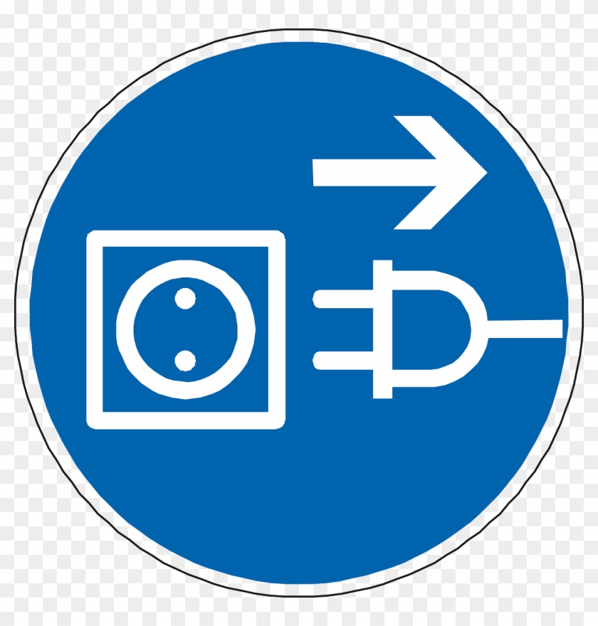 Unplug Plug Cable Electricity Png Image - Unplug Sign Clipart #3012685