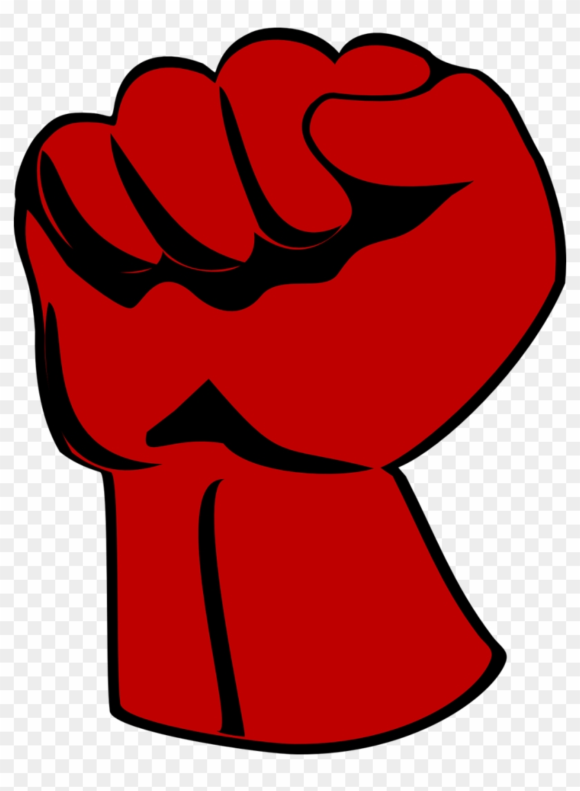 Fist Angry Russian Red War Png Image - Red Fist Clip Art Transparent Png #3012768
