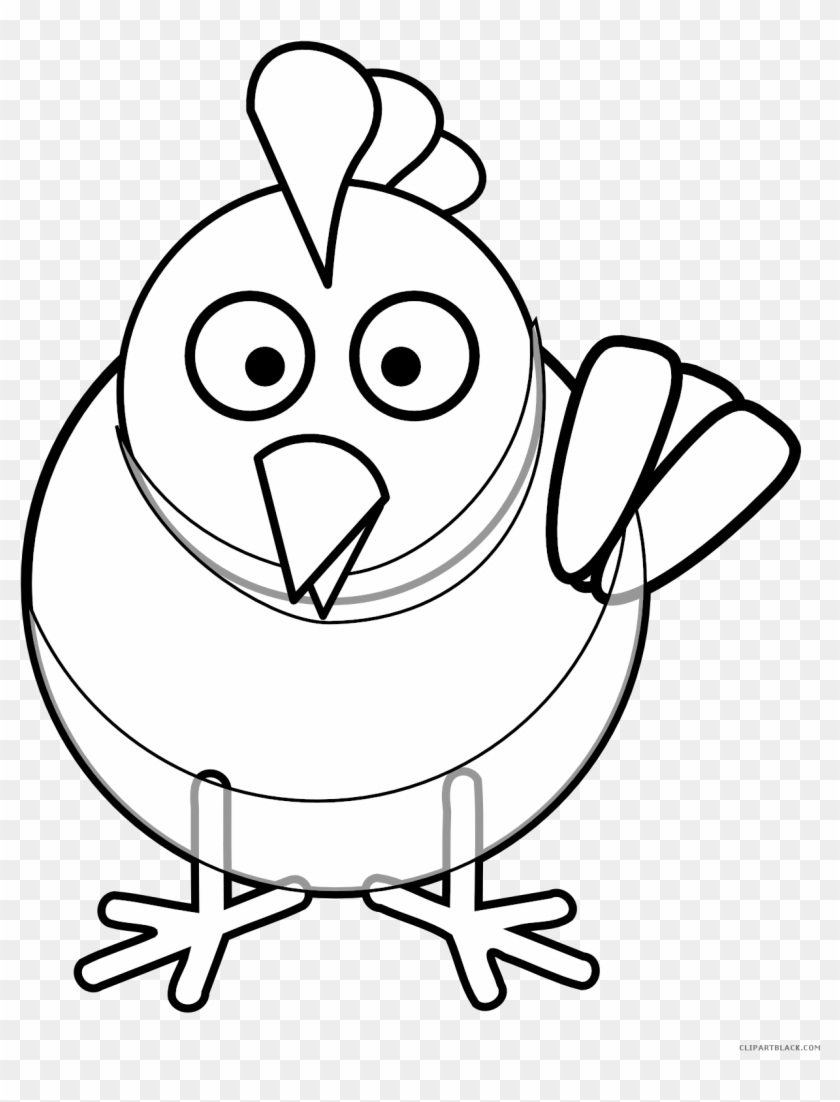 Black And White Turkey Png - Chicken Drawing Black And White Clipart #3013269