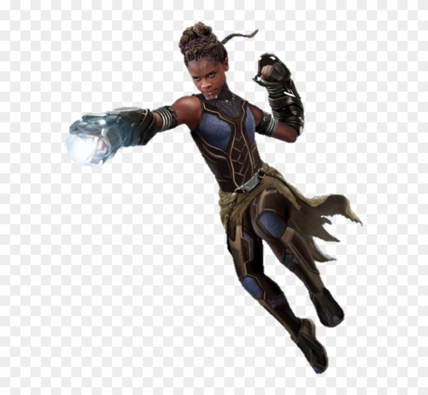 Shuri, Black Panther, Tshirt, Action Figure, Figurine - Black Panther Characters Png Clipart #3013270