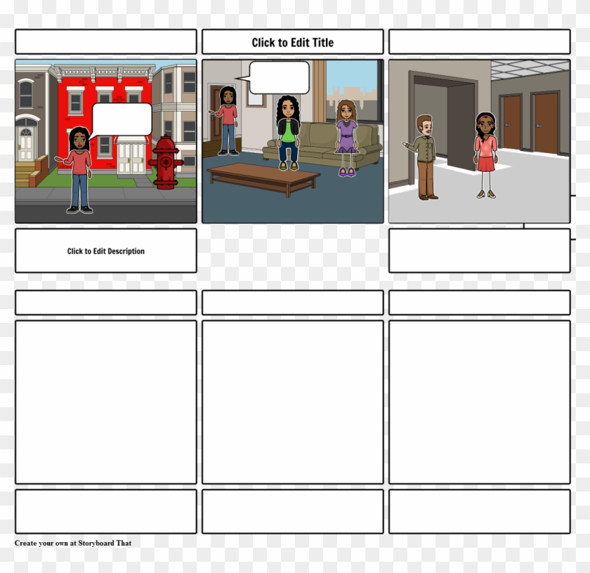 The First Job Vignette - Fairy Tale Story Board Clipart #3013337