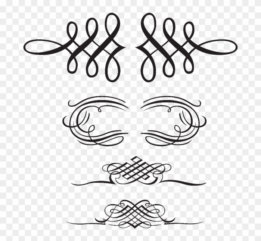 Vignette Calligraphy Png Clipart