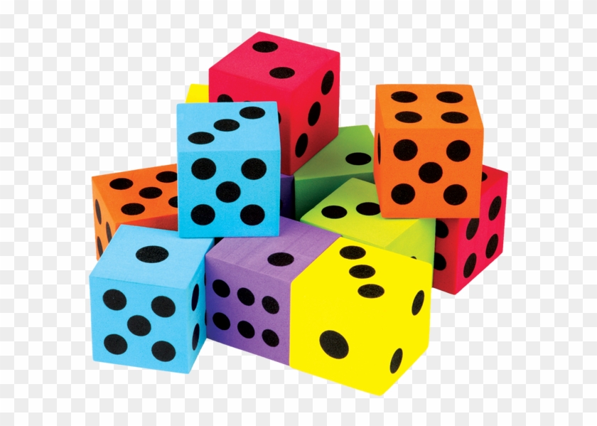 Dice Png Colorful - Large Dice Clipart