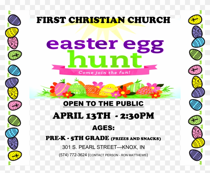 Easter Egg Hunt - Community Easter Egg Hunt Clipart