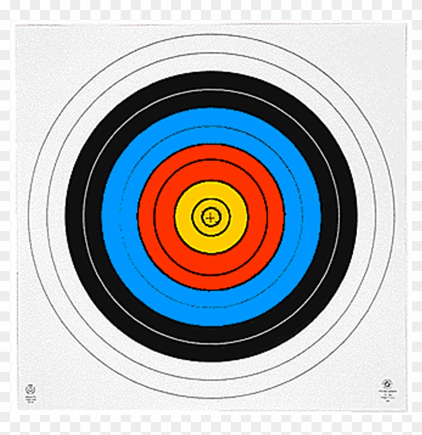 Transparent Paper Target - Archery Target Clipart