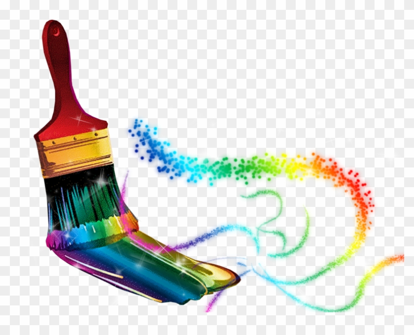 Share This Image - Paint Brush Design Png Clipart #3014183