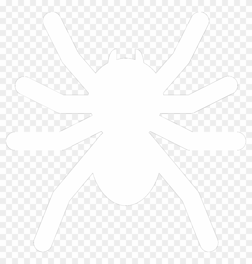 Spider - Spider - White Spider Icon Clipart