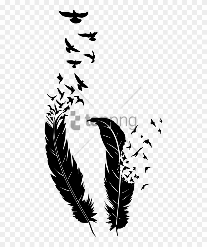 Free Png Birds Of A Feather Png Image With Transparent - Tattoo Design Of Birds Clipart #3014924