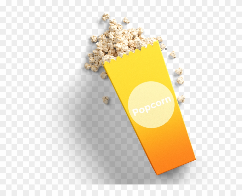 Popcorn - Graphic Design Clipart #3016892