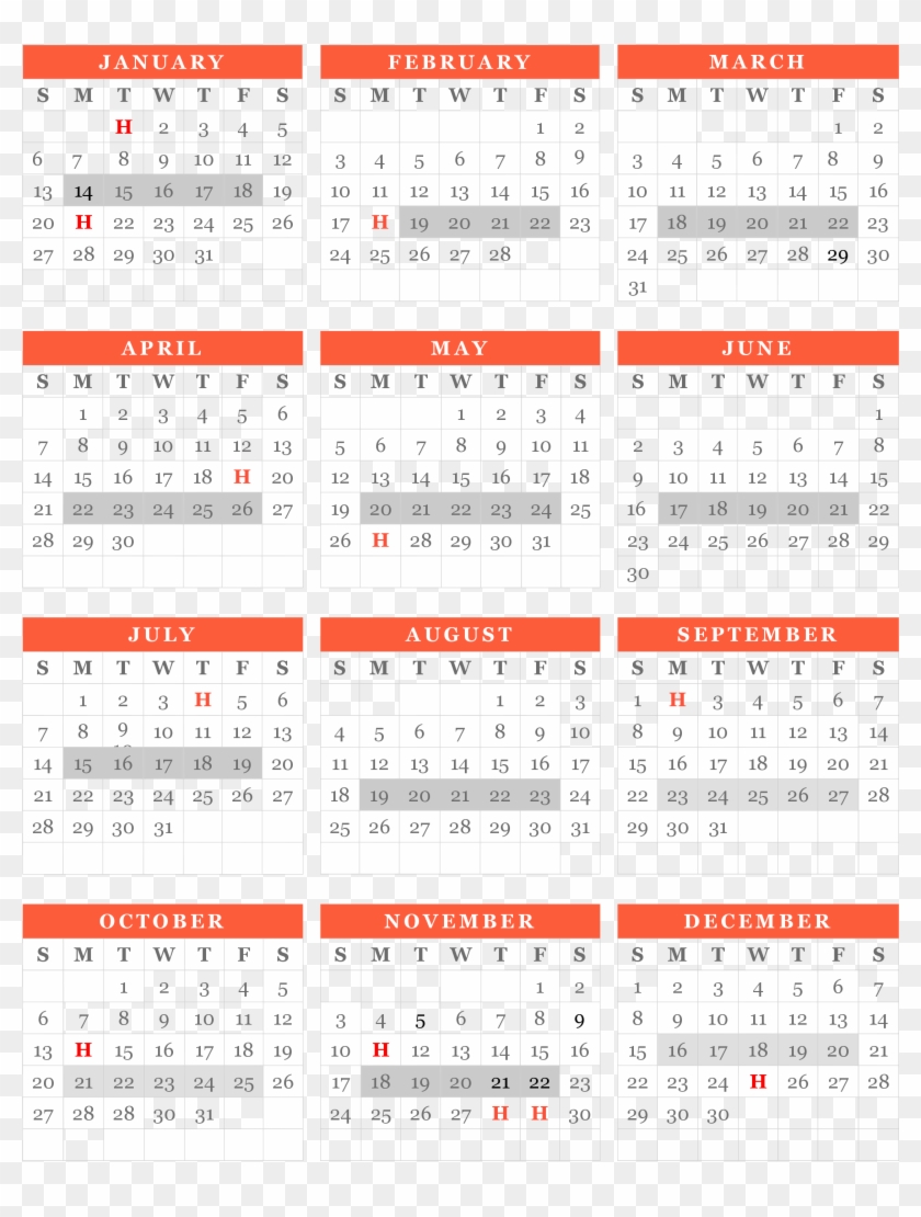 2019 Macon County Trial/holiday Calendar - 2019 Calendar Clipart