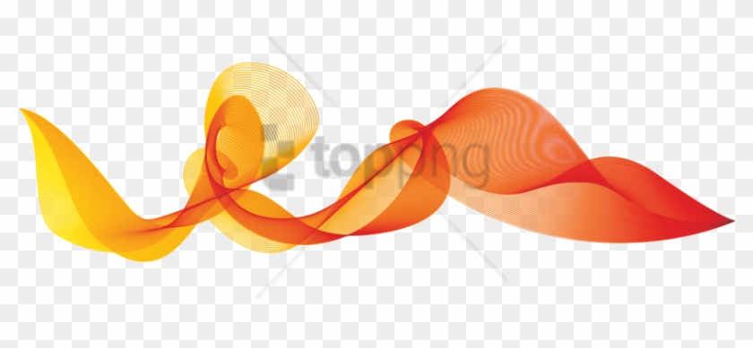 Free Png Download Colorful Waves Png Png Images Background - Orange Colour Vector Png Clipart